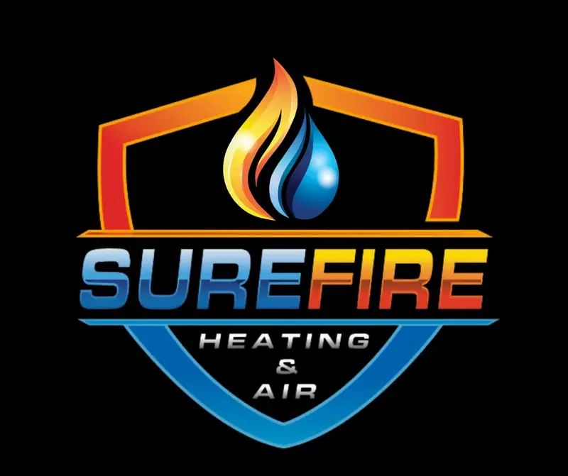 Logo drawn for SureFire Heating & Air